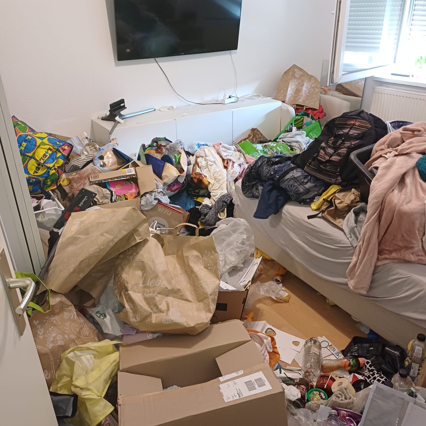 Raum vor der Haushaltsauflösung
